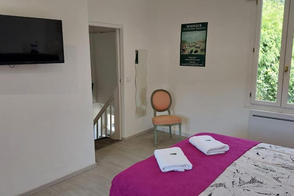 Maison Avec Jardin Honfleur Eksteriør bilde